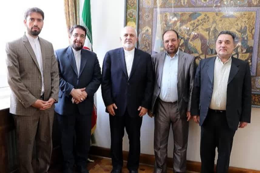 Réunion avec le ministre des Affaires étrangères iranien